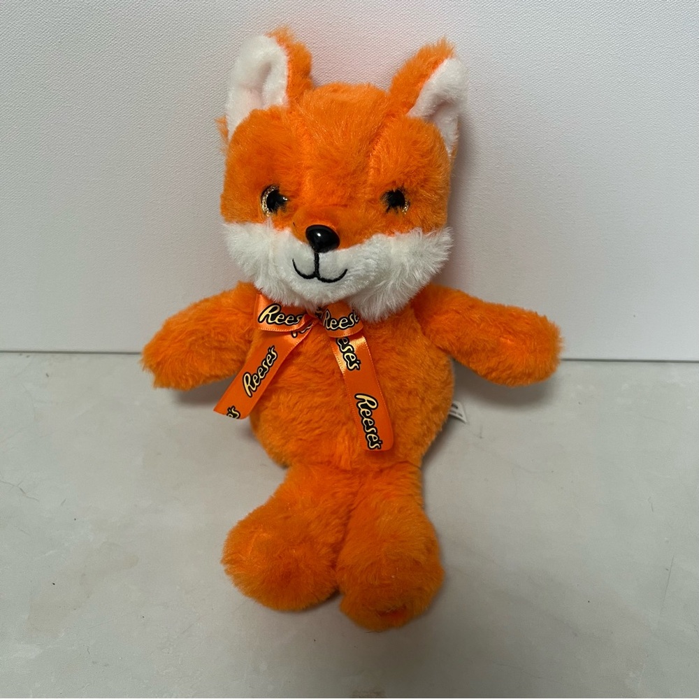Reese’s Talking Orange Fox Plush Valentine’s Toy Stuffed Animal 9”